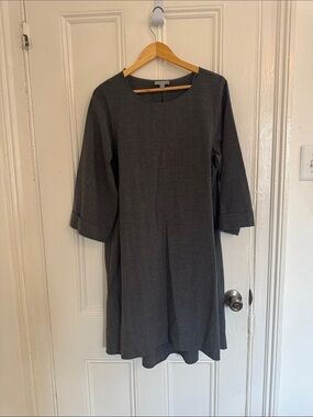 COS | Dresses | Cos Embroidered Puff Sleeve Dress | Poshmark
